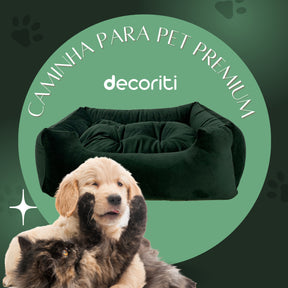 Cama Caminha Pet Suede Enchimento Siliconado